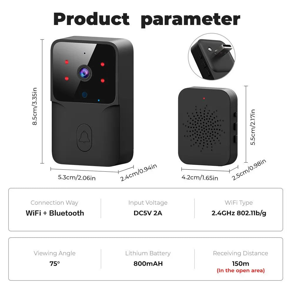 ELVE WiFi-Türklingelkamera